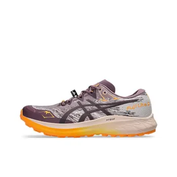 Asics FUJI LITE 5 Wear-Resistant Waterproof And Breathable Low-Top Running Shoes Women's Dark Purple Red