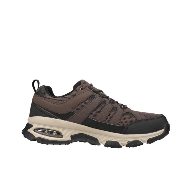 Skechers Breathable Lightweight Rebound Low Top Casual Running Shoes Men's Black-1
