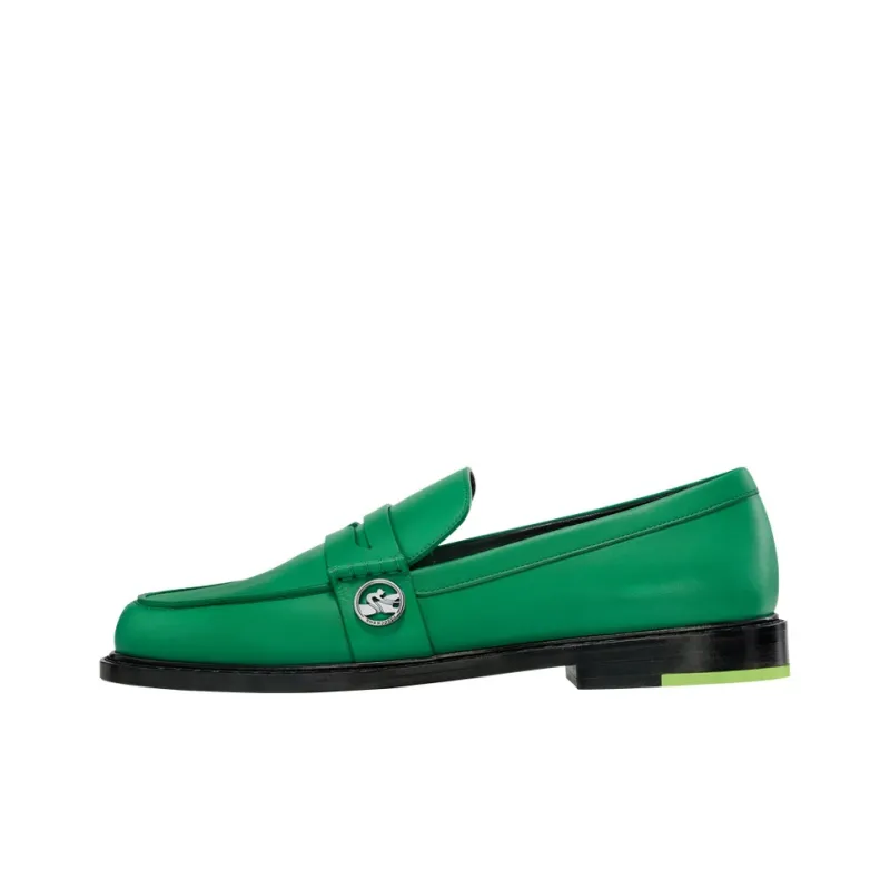 LONGCHAMP Au Sultan Loafers Women's Green-0