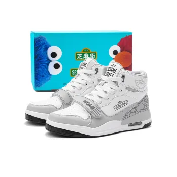 SESAME STREET Cushioning Anti-Slip And Wear-Resistant Mid-Top Basketball Shoes Unisex