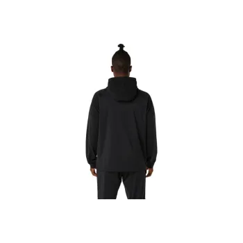Asics KNIT JERSEY FULL ZIP HOODIE Jackets Coats Men's Black