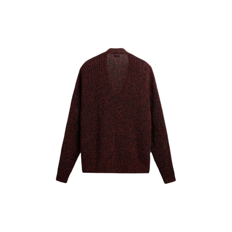 ZARA Knitwear Men Red/Black-1