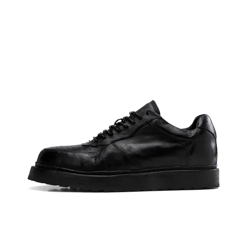 FOR YOU Handcrafted Men's Casual Shoes Men's Elegant Black Light Luxury