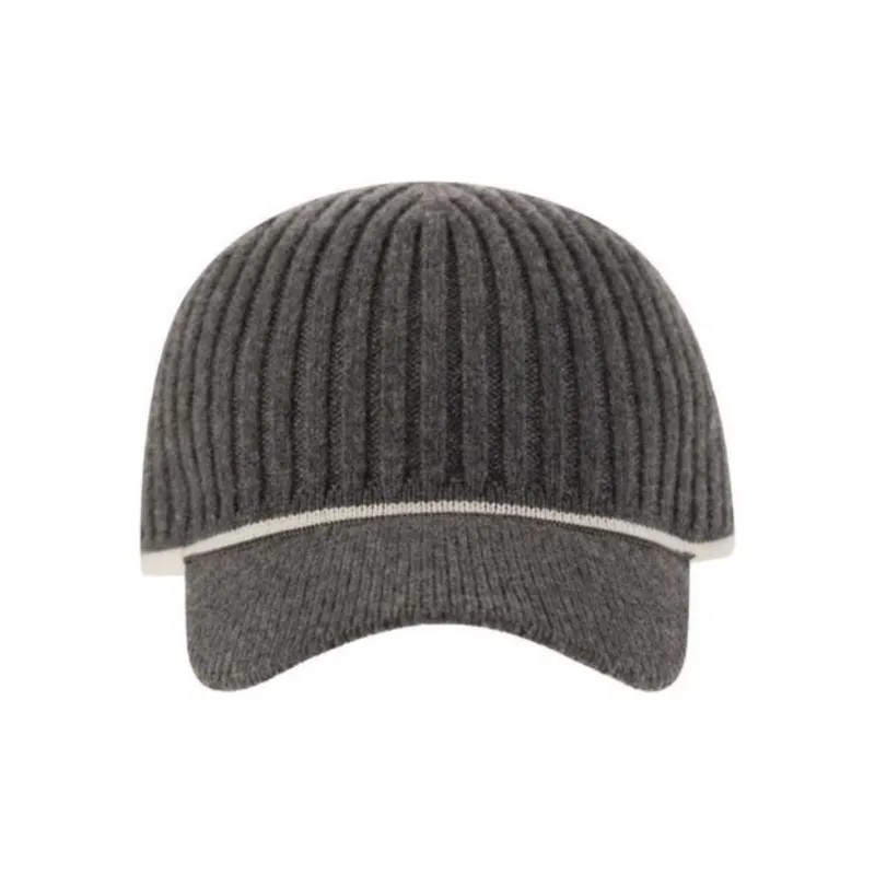 Brunello Cucinelli Embellished Knitted Baseball Cap-0