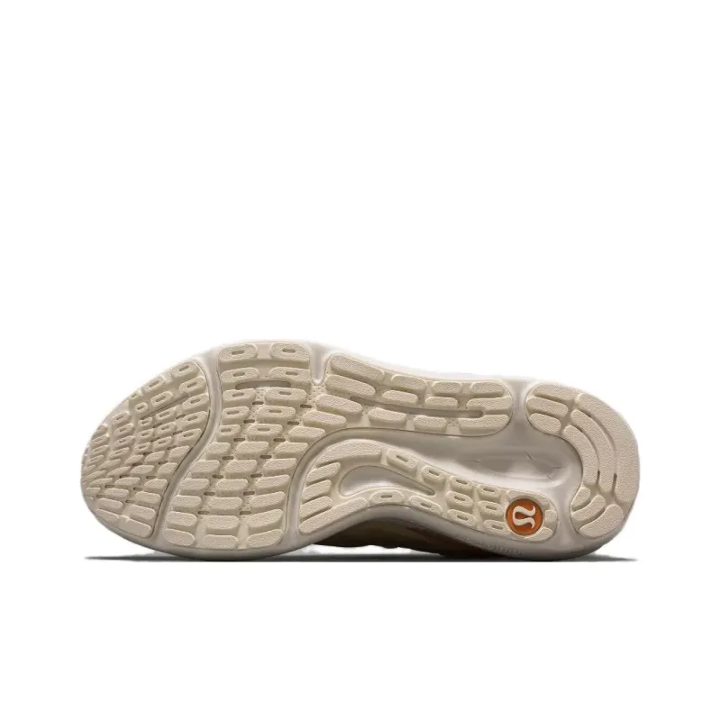 Lululemon Beyondfeel Anti Slip Wear Resistant Low Top Running Shoes Women's Light Yellow-4