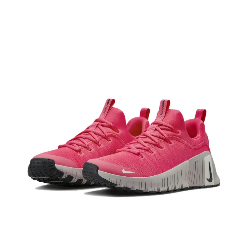 Nike Metcon 6 Anti Slip Wear Resistant Low Top Training Shoes Unisex Pink-2
