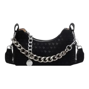 MingLu PU Shoulder Bag, Crossbody Bag, Handbag Women's Black/Ecru/Green/Pink