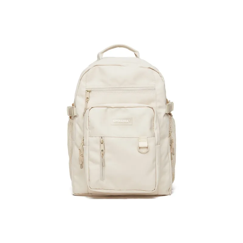 MOYYI Oxford Backpack Large Size Unisex Black White-0