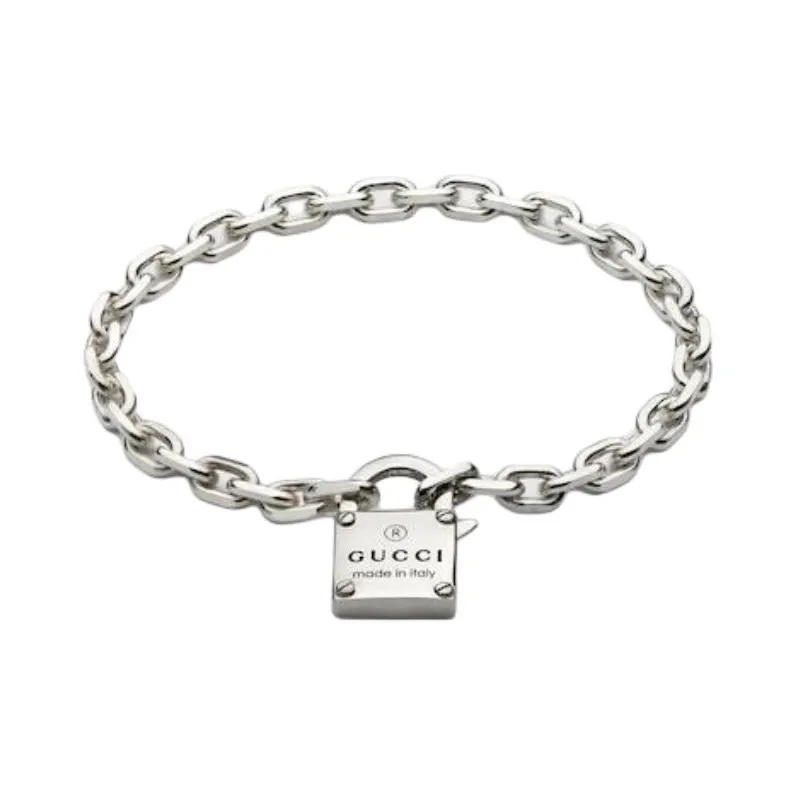 GUCCI 925 Sterling Silver Bracelets Unisex Silver-0