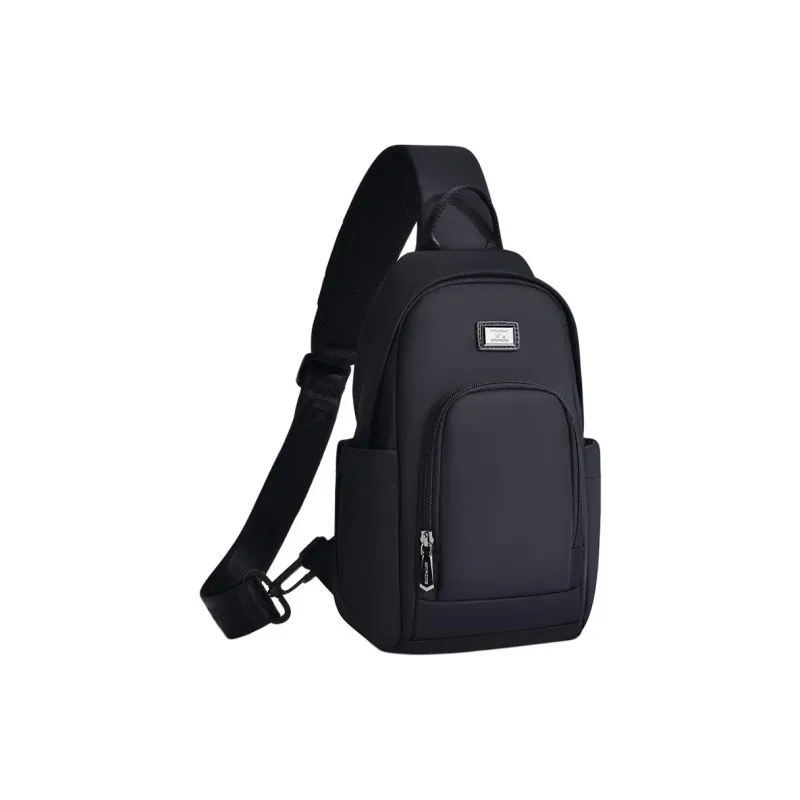 SEPTWOLVES Fabric Sling Bag, Shoulder Bag, Crossbody Bag Regular Men's Black-3