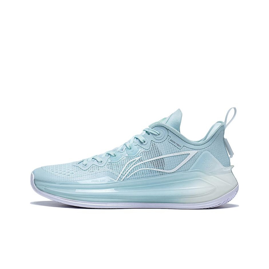 LINING Liren 3 V2 Basketball Shoes Men Low Top Aqua Green POIZON