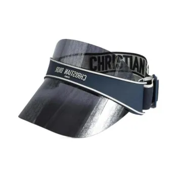 DIOR Plexiglass Sun Protection Hats Women's Marine Blue