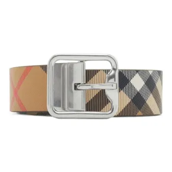 Burberry Reversible Checked B Buckle Belt