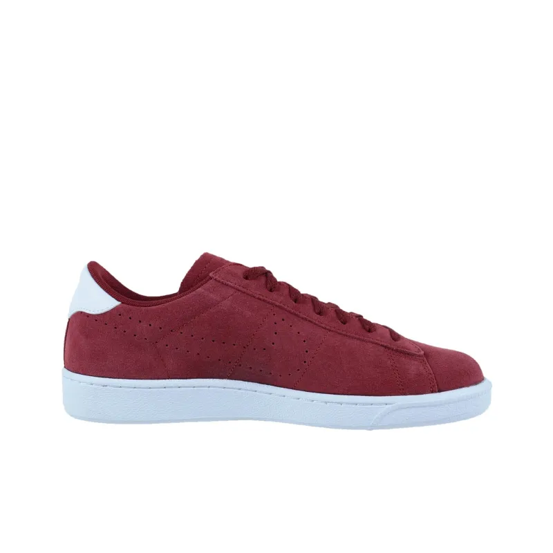 Nike Tennis Classic Cs Suede Cushioning, Wear Resistant Low Top Skateboard Shoes Unisex Red-1