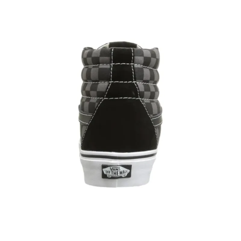 Vans Customs Checkerboard Sk8 hi Black/Gray-3