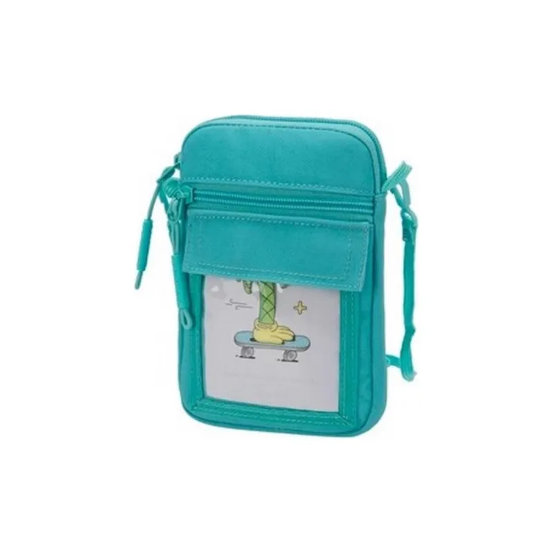 LiNing Canvas Canvas Bag One Shoulder Handbag Crossbody Bag Regular Unisex Light Jade Green-1