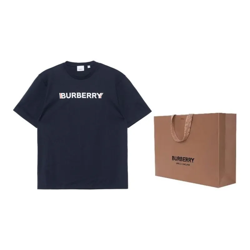 Burberry T Shirt Men's Dark Blue-2