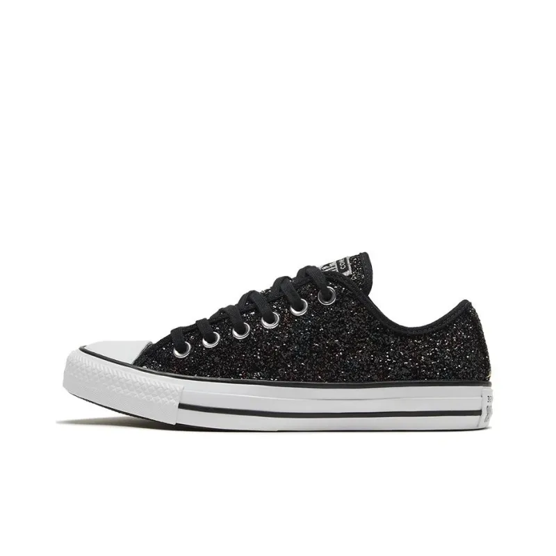 Converse Women's Chuck Taylor All Star Low 'Glitter Shine Black' Women's-0