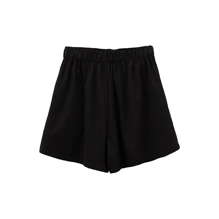 Merry City Casual Shorts Women's Black-1