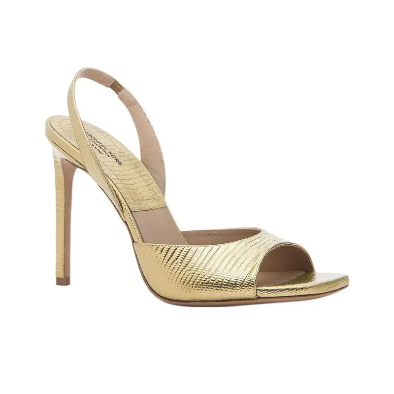 MICHAEL KORS Marisa Strap Sandals 10cm Women's Gold-2