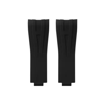 VAGENARI Rubber Strap Compatibility Rolex 126710 126711 126720 Three Link Bracelet Watch Band Unisex