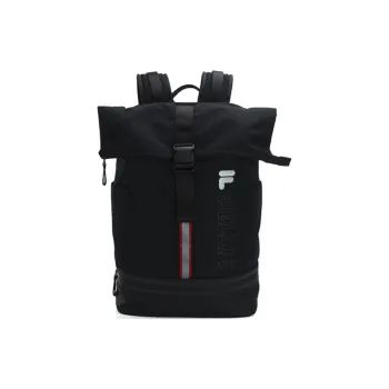 FILA FUSION Fabric Laptop Bag Backpack Unisex Black