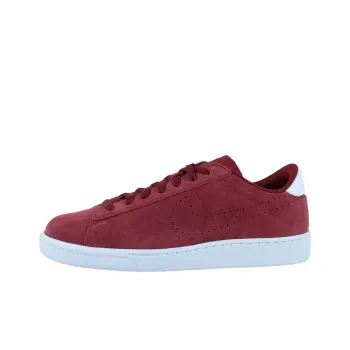 Nike Tennis Classic Cs Suede Cushioning, Wear Resistant Low Top Skateboard Shoes Unisex Red