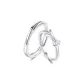 Mobius Bowknot Couple Rings