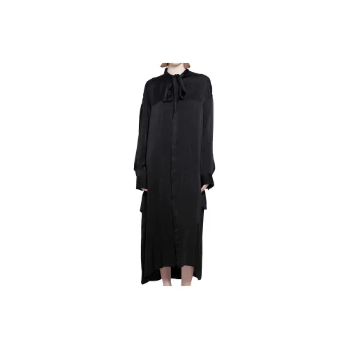 UMA WANG Long-Sleeved Dresses Women's Black