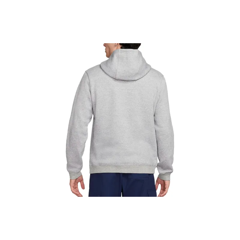 Nike F.C. Barcelona Club Fleece Sweatshirt Men's Gray-1