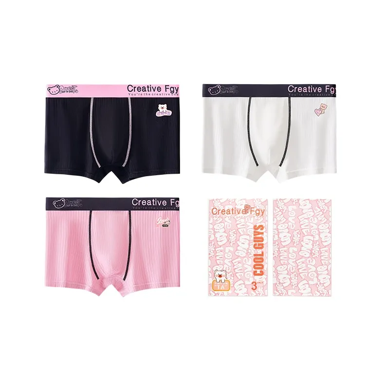 FGY FUGUYU Underpants Men's 3 Pack Mixed Color-10