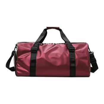 Huangmu Oxford Travel Bag Regular Unisex Black Red/Blue/Silver