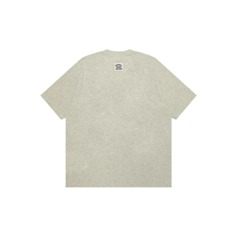 Russell Athletic X Aape T Shirts Men Gray WH2-1