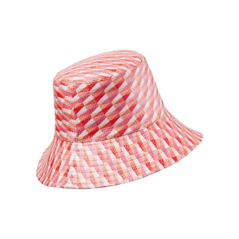 Jimmy Choo Polyester Bucket Hats Unisex Pink-2