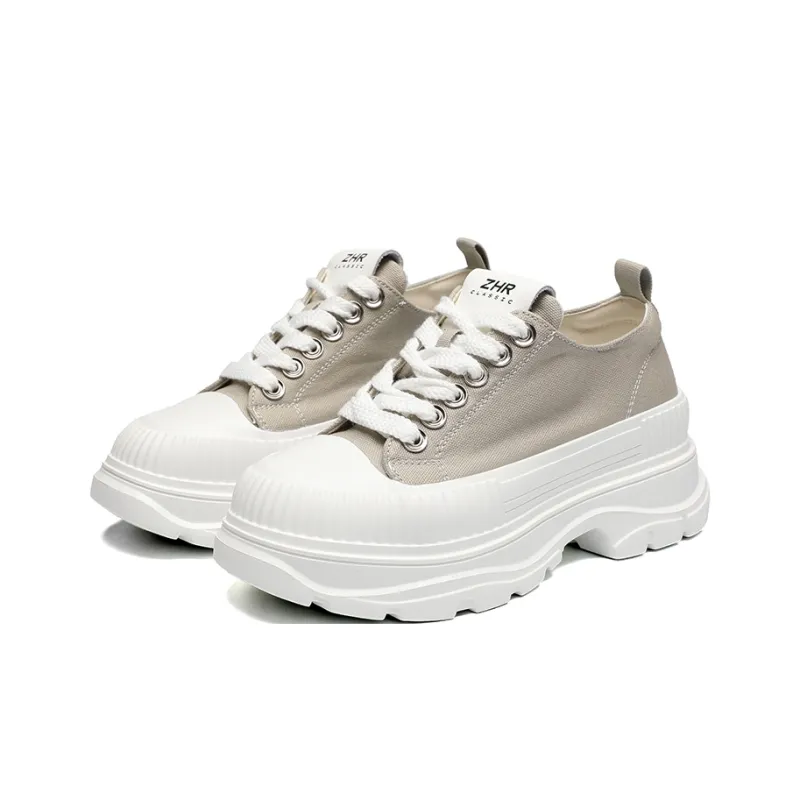 ZHR Artsy Style Canvas Shoes Wear resistant And Lightweight Casual Shoes Women's-6