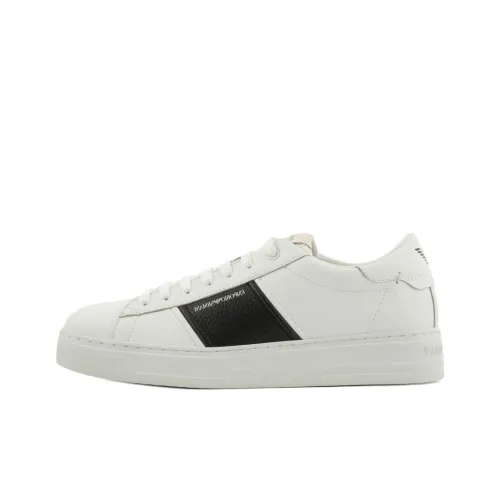 EMPORIO ARMANI Skateboard Shoes Unisex Low-Top White