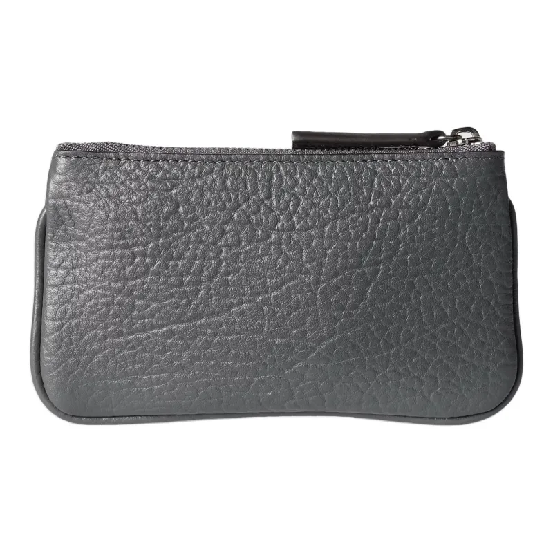 GUCCI Grain Leather Key Pouch Men's Gray-2