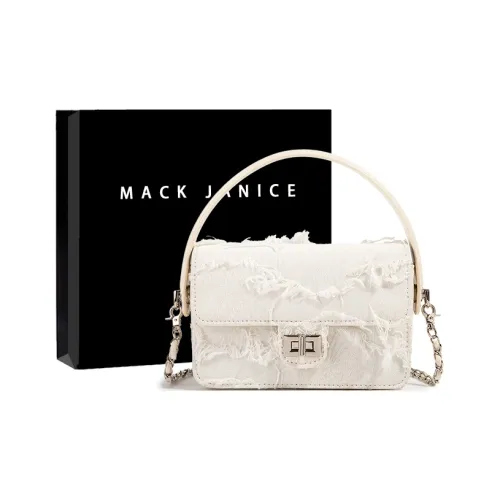 MACKJANICE Handbags Fringe White