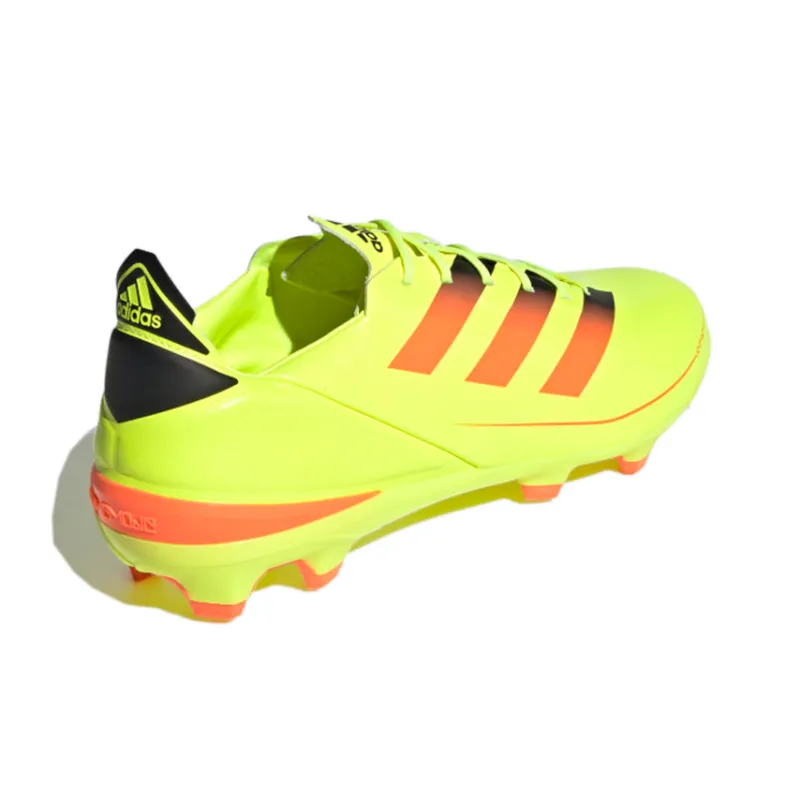 Adidas Gamemode FG Rubber Long Studs Natural Ground Wear-Resistant Soccer Shoes Men's Yellow Orange-3