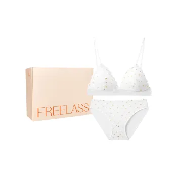 FREELASS Underwear Set Women's Gift Box Set White