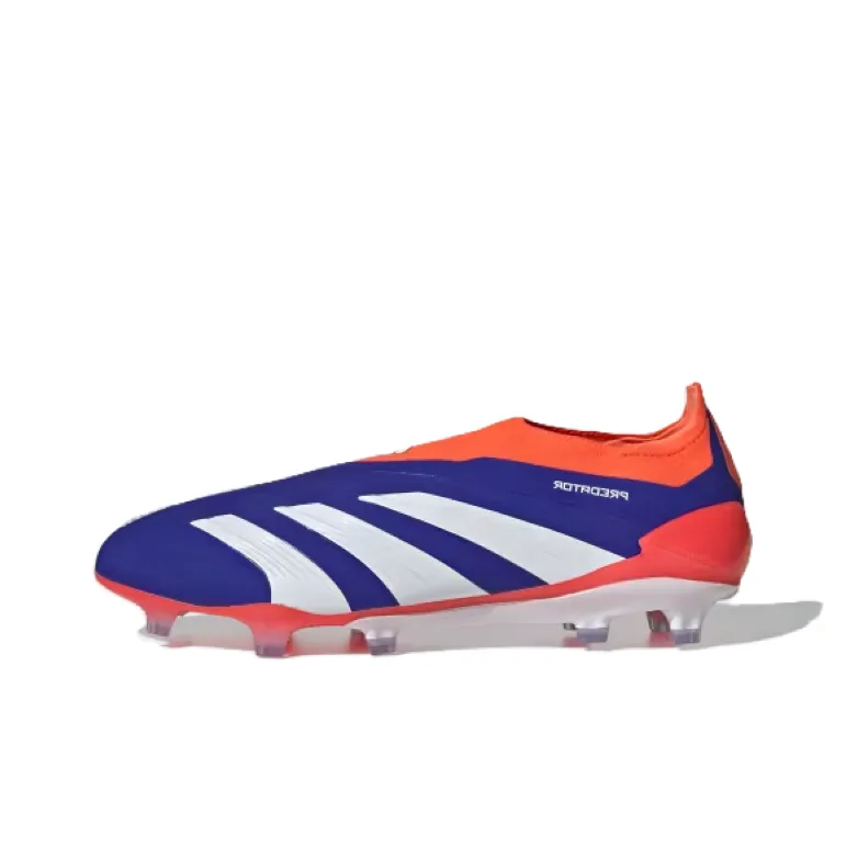 Adidas Predator Elite Laceless Fg Lucid Blue Cloud White Solar Red-0
