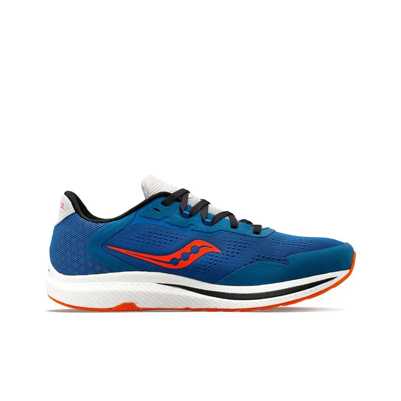 Saucony Freedom 4 Cushioning Anti-Slip And Wear-Resistant Low-Top Running Shoes Men's Dark Blue-1