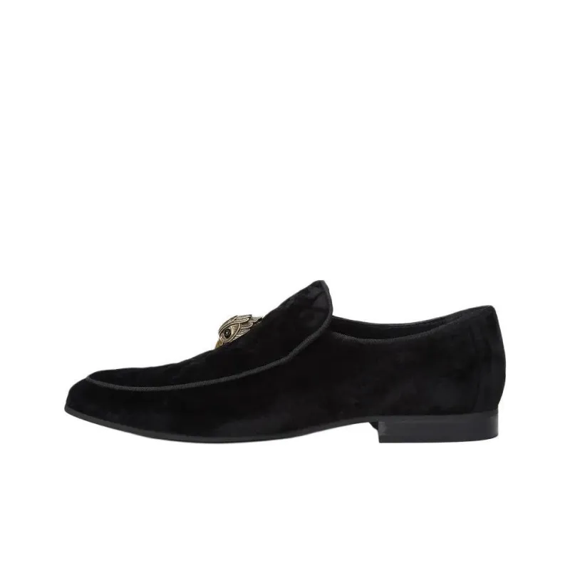 Kurt Geiger London Hugh Eagle Head Loafers Men's Black-0