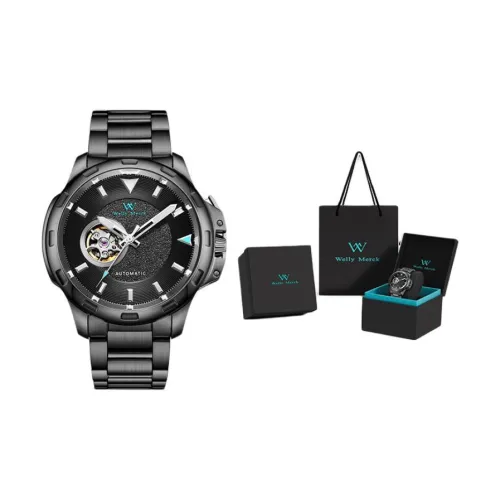 Welly Merck Automatic Mechanical Movement Men's Watches Chinese Watches Black Dial