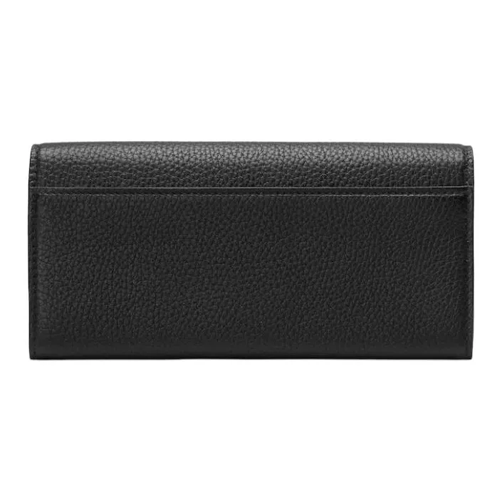 GUCCI Leather Coin Purse Men's Black-3