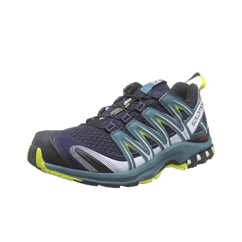 SALOMON XA PRO 3D Anti Slip Wear Resistant Low Top Running Shoes Men's Black Green-2