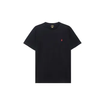 Polo Ralph Lauren FW22 Men's Pony Logo Crewneck Pullover T Shirt Black