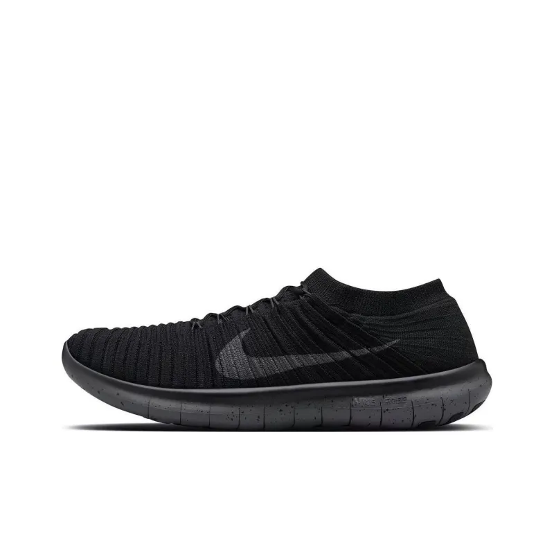 Nike Free Rn Motion Flyknit Black Dark Grey-0
