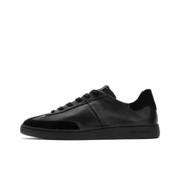 FOOT INDUSTRY Slip Resistant Low Top Skateboard Shoes Unisex Black