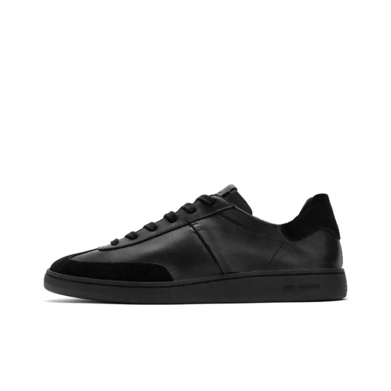 FOOT INDUSTRY Slip Resistant Low Top Skateboard Shoes Unisex Black-0